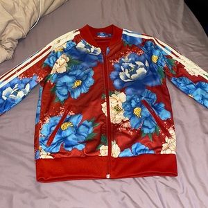 Adidas Floral track suit jacket